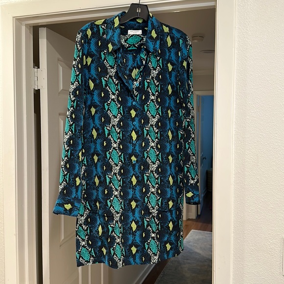 Equipment Silk Dress with flat front pockets - Picture 1 of 3